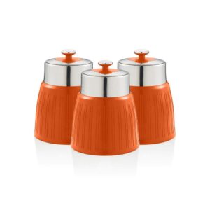 Swan Retro Set of 3 Canisters