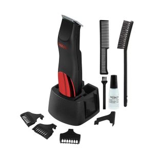 Wahl Bump Prevent Cordless Trimmer Male Grooming Kit – Red/Black