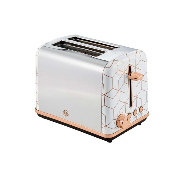 Swan Tribeca 2 Slice White Toaster