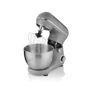 Swan Retro Stand Mixer With 8 Variable Speeds Stainless Steel 800 W – Grey