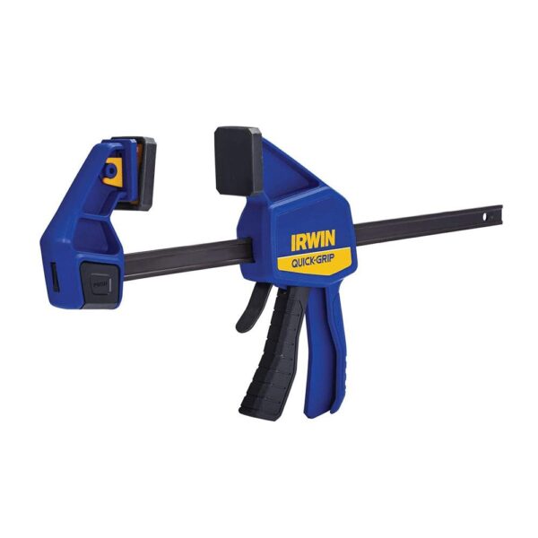 Irwin QUICK-GRIP One-Handed Bar Clamp Medium Duty 300mm/12 Inch - Blue - Image 2