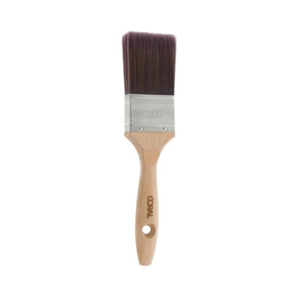 Coral Aspire Paint Brush With Fine Synthetic Bristle Paintbrush Head And Wooden Handle 2 Inch - Beige - Image 2