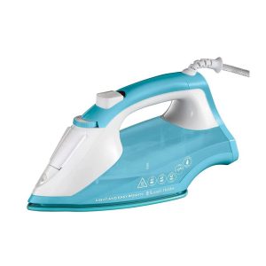 Russell Hobbs Light And Easy Brights Steam Iron Ceramic Soleplate 2400 W 240ml Water Tank – Aqua