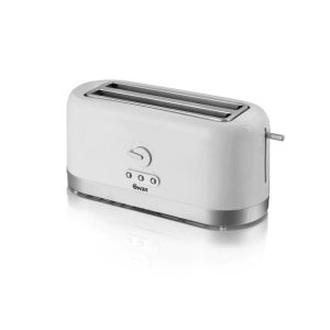 Swan Long Slot 4 Slice Toaster With Variable Browning Control 1400 W – White