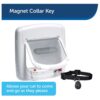 PetSafe Staywell Magnetic 4-Way Locking Deluxe Cat Flap - White - Image 2