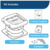 PetSafe Staywell Magnetic 4-Way Locking Deluxe Cat Flap - White - Image 6