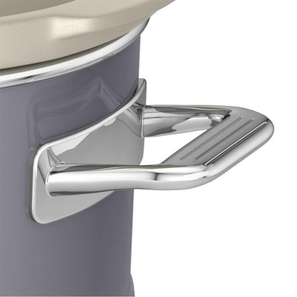 Swan Retro Slow Cooker Stainless Steel 200 W 3.5 Litre - Grey - Image 5