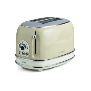 Ariete Vintage 2 Slice Toaster With Cancel Defrost And Reheat Functions 810 W – Beige
