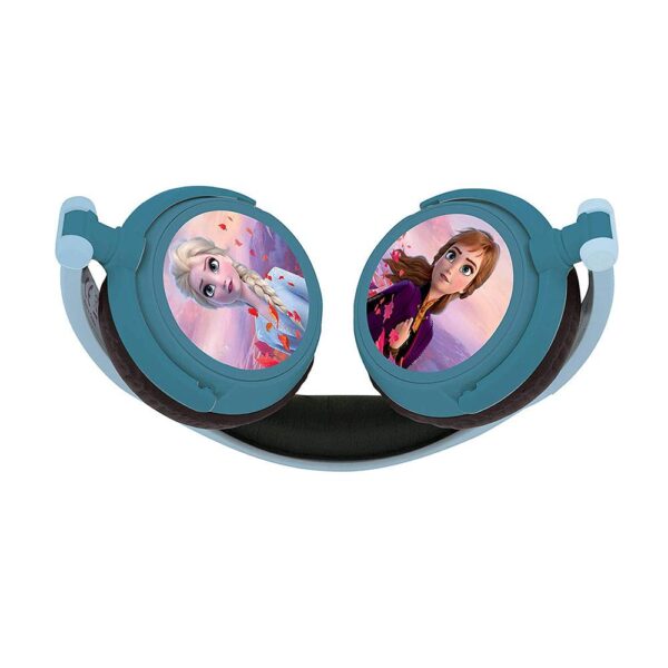 Lexibook Disney Frozen II Foldable Stereo Headphones With Volume Limiter - Blue - Image 3