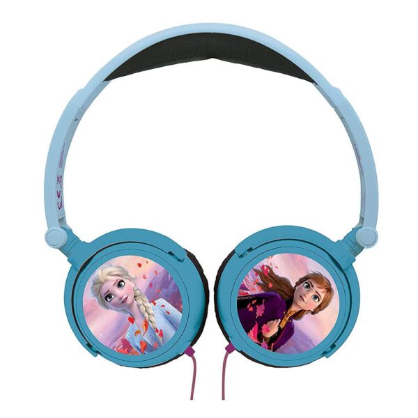 Lexibook Disney Frozen II Foldable Stereo Headphones With Volume Limiter - Blue - Image 4