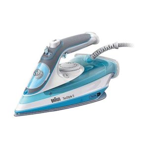 Braun TexStyle 5 Steam Iron With Free Glide 3D Super Ceramic Soleplate 2800 W 300ml – Blue