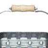 KitchenCraft Industrial Kitchen Metal and Mango Wood Condiment Caddy - Metallic Gray - Image 3