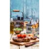 KitchenCraft Industrial Kitchen Metal and Mango Wood Condiment Caddy - Metallic Gray - Image 5