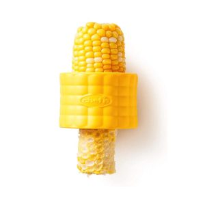 KitchenCraft Chefn Cob Corn Stripper Sweetcorn Kernel Remover Tool – Yellow