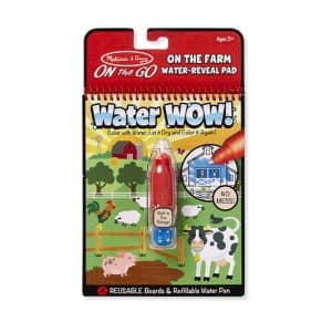 Melissa & Doug Water Wow! Farm On The Go Travel Activity Water Reveal Pad – Multicolour
