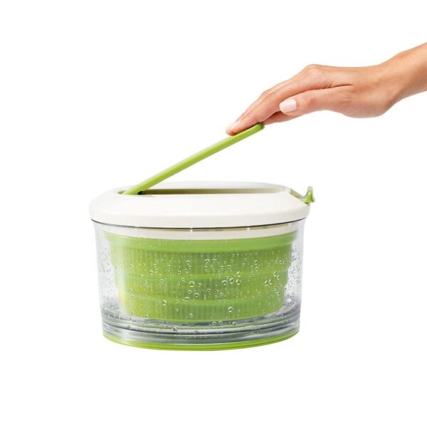 KitchenCraft Chef'n SpinCycle Salad Spinner Small - Green - Image 4