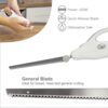 Quest Electric Serrated Carving Knife Stainless Steel Blade 120W - White - Image 6