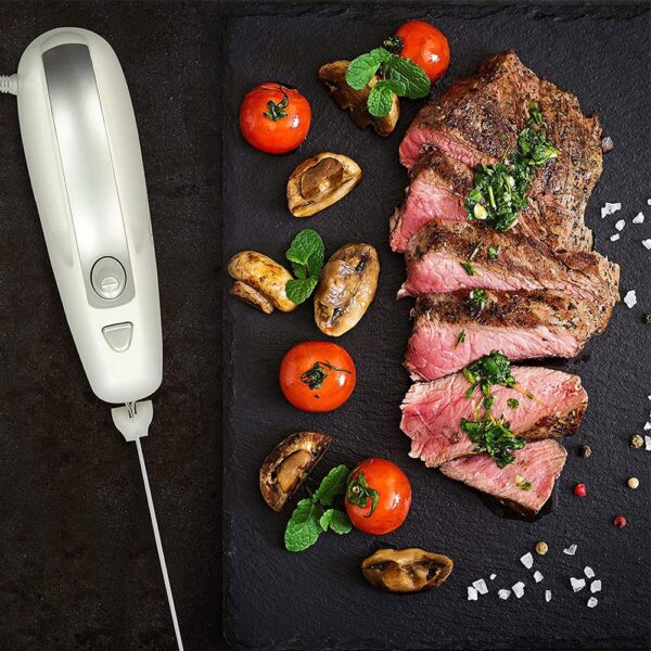 Quest Electric Serrated Carving Knife Stainless Steel Blade 120W - White - Image 8