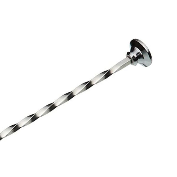 KitchenCraft BarCraft Bar Spoon Cocktail Muddler Mixing Spoon Stainless Steel 28cm - Silver - Image 3