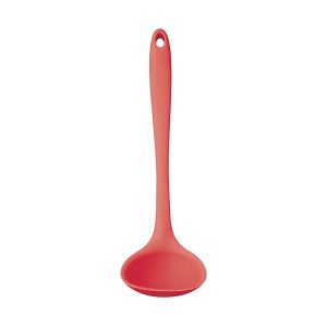 KitchenCraft Colourworks Silicone Ladle 28cm – Red