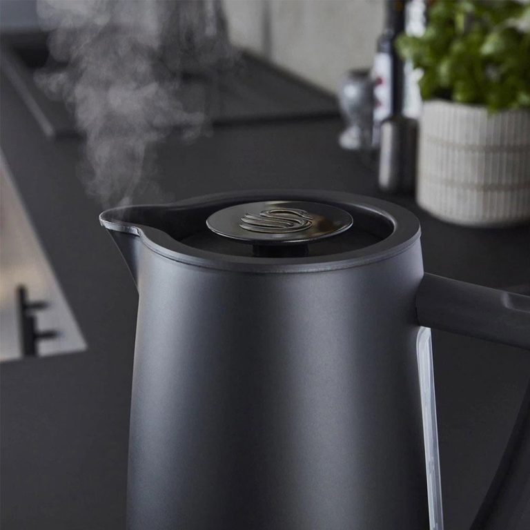 Swan Stealth Kettle Stainless Steel 3000 W 1.7 Litre Matte Black