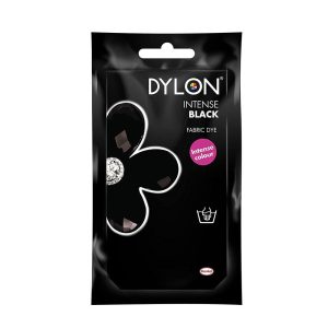 Dylon Hand Fabric Dye Sachet For Clothes And Soft Furnishings 50g – Intense Black