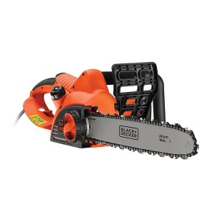 Black & Decker 2000W Corded Chainsaw 40cm With Anti Vibration System And Chain Brake System – Orange