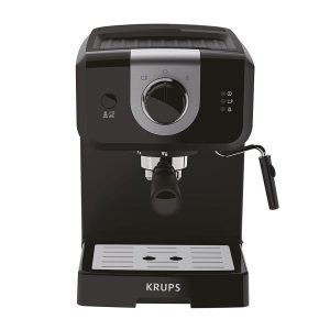 Krups Opio Steam And Pump Traditional Pump Espresso Coffee Machine Cappuccino 15 Bar 1.5 Litre – Black