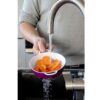 KitchenCraft Colorworks Melamine Colander Small 15cm 700ml - Purple - Image 3