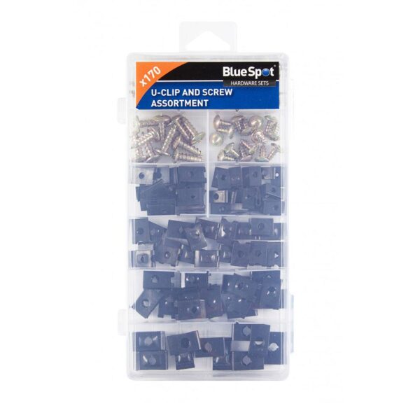 BlueSpot Assorted U-Clip Set