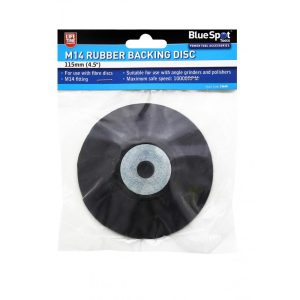BlueSpot M14 Rubber Backing Disc 115mm (4.5 Inch)