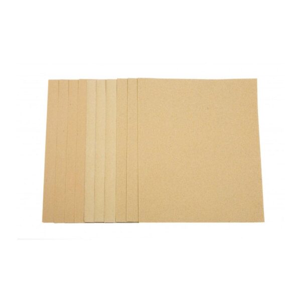BlueSpot Assorted Sandpaper Sheets 230mm x 280mm 60/100/240 Grit- 10 Piece - Image 2
