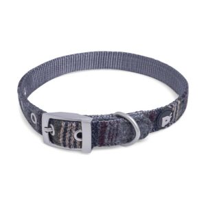 Petface Tweed Dog Collar X-Small – Grey