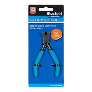 BlueSpot Soft Grip Mini End Cutter Plier With Dipped Handle – Blue