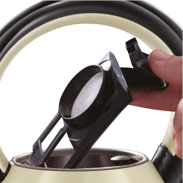 Russell Hobbs Traditional Electric Kettle Stainless Steel 3000 W 1.7 Litre - Cream - Image 6