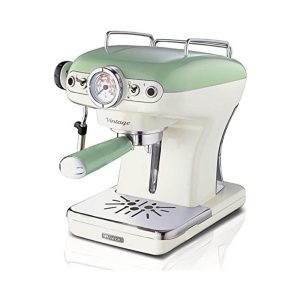 Ariete Vintage Espresso Coffee Machine Stainless Steel 850 W 0.9 Litre – Green