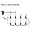 Premier Decoration Christmas LED Lights Multi Action Battery Operated With Timer 200 - Multicolour - Image 5