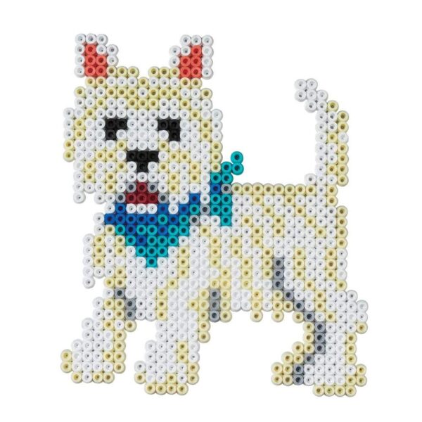 Hama 1000 Midi Beads In Bag Cylindrical Plastic - Cloudy White - Image 2