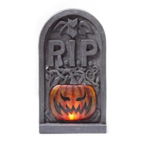 Premier Halloween 60cm Lit Tombstone Sound Activated