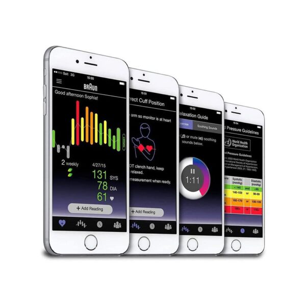 Braun Exact Fit 1 Upper Arm Blood Pressure Monitor - White - Image 3