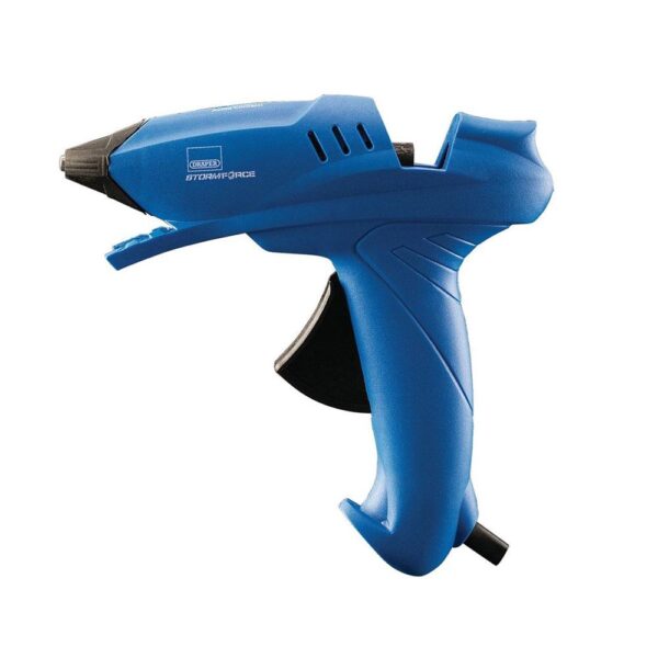 Draper Storm Force Glue Gun With 6 Glue Sticks 100W 240V - Blue - Image 2