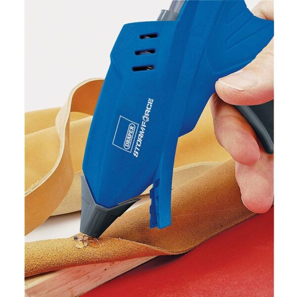 Draper Storm Force Glue Gun With 6 Glue Sticks 100W 240V - Blue - Image 7