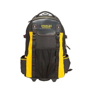 Stanley Fatmax Wheeled Backpack Rucksack Tool Bag With Wheels – Black/Yellow