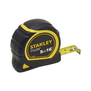 Stanley Tylon Pocket Tape 5m/16ft – Black/Yellow
