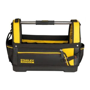 Stanley Fatmax 18 Inch Open Tote Tool Bag 48cm x 25cm x 33cm – Black/Yellow