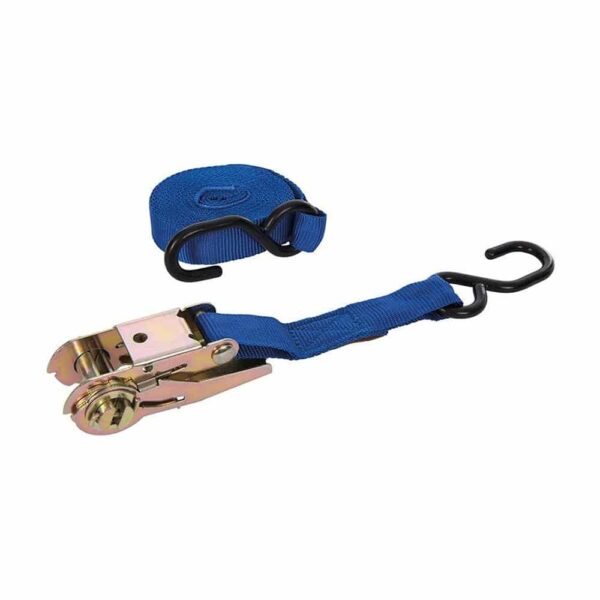 Silverline Ratchet Tie Down Strap S-Hook