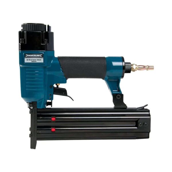Silverline Air Brad Nailer 50mm 18 Gauge Blue/Black BuysBest