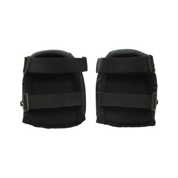 Silverline Gel Layered Flooring Knee Pads Adjustable - Black/Blue - Image 2