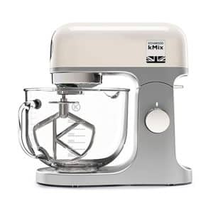 Kenwood kMix Stand Mixer With K-Beater Dough Hook And Whisk 1000 W 5 Litre Glass Bowl – Cream