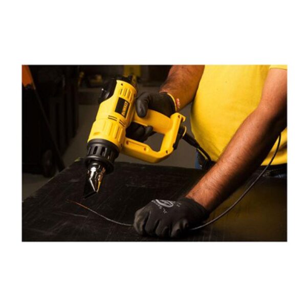 Dewalt LCD Premium Heat Gun 2000W 240V - Yellow/Black - Image 6